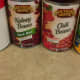 Chili beans, Kidney beans, Corn, Canned tomatoes