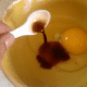 Combine the egg, vanilla, and milk. Whisk until well combined.