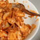 Cover with Buffalo Wing Sauce
