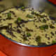 Khaman dhokla with the tempering