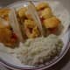 Bang Bang Shrimp Tacos. The flour tortillas were a bit wimpy but I like them like that.  These were also very tasty.