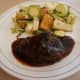 Sirloin with Fig and Red Wine Reduction