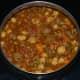 The chickpea curry (chole masala) is ready to serve!