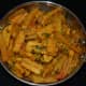 Your spicy baby corn and potato stir-fry is ready to serve!