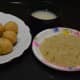 Step five: The stuffed balls are ready for frying.
