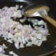 Step two: Saute chopped onion in butter