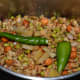 Step 1: Grind the pulses, green chilies, and ginger to get a smooth and thick batter.