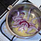 Sauteing red onion in butter