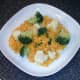 Turmeric rice with broccoli and cauliflower