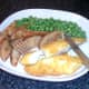 Enjoying pan fried turmeric tilapia fillet