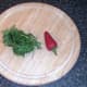 Coriander leaf and chilli