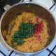Herb and spice added to rice