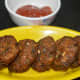 Step Six: Bread vadas are tempting! Serve these crunchy fritters with tomato sauce. Happy Snacking!