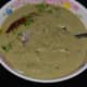 Mix well. Green eggplant curry is ready to serve. Eat it with boiled rice or any other spicy rice main course or pancakes. Enjoy the taste!