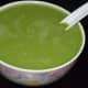 Step seven: Spinach and fresh pea soup is ready to serve. Pour it equally into four bowls. Enjoy sipping this hot and yummy soup!