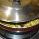Step seven: Cover the pan. Cook on low fire for 7-8 minutes or until the veggies are cooked properly.