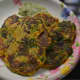 Step seven: Serve hot savory vegetable pancakes with a spicy coriander chutney or tomato sauce. Enjoy the taste!