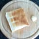 Toast and crushed garlic clove