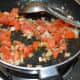 stir-cooked tomato and onion