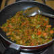 Step Eight: Stir-cook for 1 to 2 minutes. Turn off the stove. Now, the curry is ready to serve.