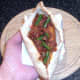 Bean curry tops up pitta pocket