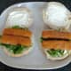 Fish fingers are laid on rocket beds