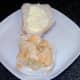Cheese and onion crisps top fish fillet