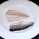 Crisped skin peels easily from cooked fish sillet