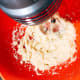 Beat butter and sugar with a hand mixer until creamy.