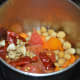 Step six: Combine cooked chickpeas, carrots, cooked tomatoes, and roasted spices in a mixer or blender.