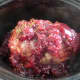 Pour cranberry mixture over the turkey roast.