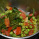 Step 5: Transfer the mix to a blender or mixer. Grind, adding water little by little to get a smooth paste.