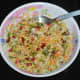 Step two: Mix the ingredients well. Now, the salad is ready.