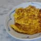 Choi poh omelette: a classic home-style Chinese dish.
