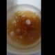 baking soda water getting mixed and ready