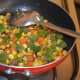Step five: Throw in remaining salt. Mix well. Turn off the heat.