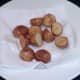 Draining deep fried potatoes