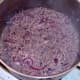 Browned beef and onion