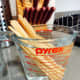 Soak bamboo skewers in water.