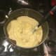 Add the pastry cream into the chocolate and stir until it is all melted together with no lumps.
