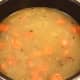 Add the peas, carrots, seasonings, and water; then put to boil