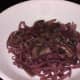 Red wine pho pasta with red wine mushrooms