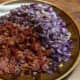 Saute bacon and onions
