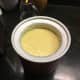 Step 4: Add the fruit pur&eacute;e into the bowl of custard, and combine together alongside 3 tablespoons of cornstarch for thickening.