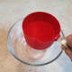 Start by adding 2 cups of warm water to a small bowl.