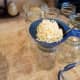 Fill each of your jars with corn up to the neck of each jar.