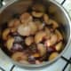 Plums are ready for stewing