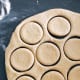 Use a donut cutter to shape the donut.