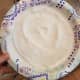 Step 1: Spread your coconut oil thinly onto a plate and pop it into the freezer. You want it really cold for this recipe.