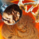 Add the peanut butter into the mixture.